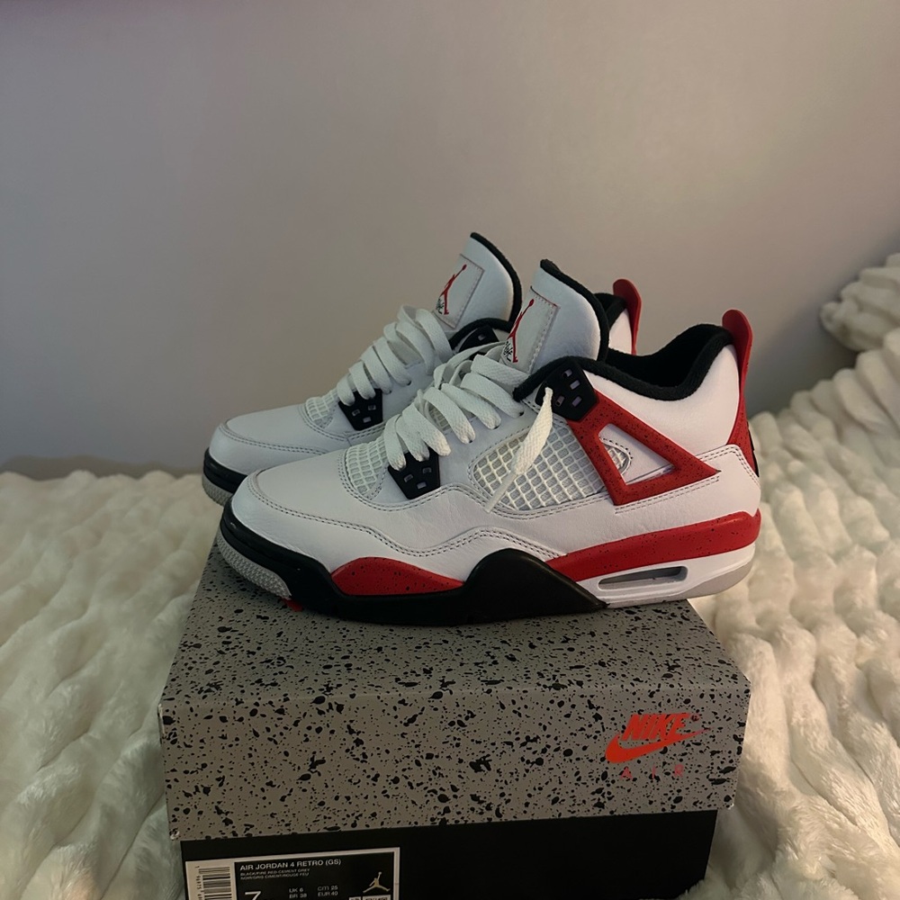 Jordan 4 Red Cements